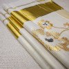 Kerala Traditional Golden Tissue Set Saree with Floral Embroidery