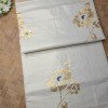 Kerala Traditional Golden Tissue Set Saree with Floral Embroidery