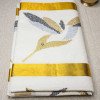 Kerala Traditional Golden Set Saree with Floral bird Embroidery Black Kerala Traditional Golden Set Saree with Floral bird Embroidery Black
